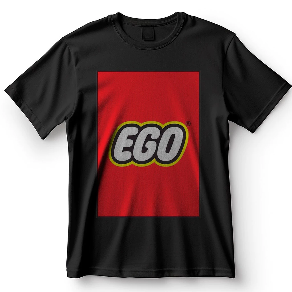 Camiseta EGO — Paródia LEGO | 100% Algodão Premium